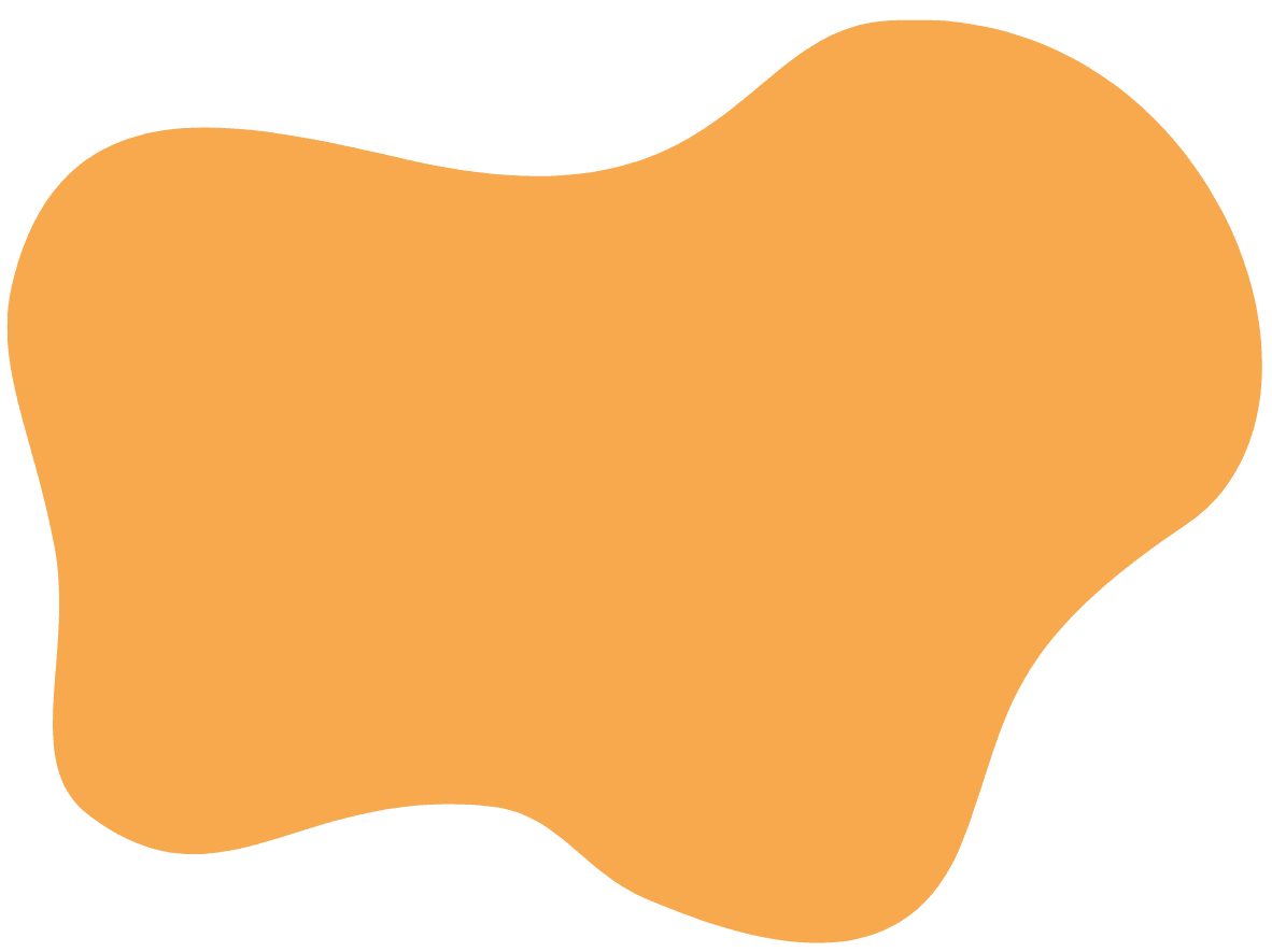 Orange background blob